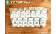 北のささ塩 100g×13袋《足寄町》【株式会社北のささ】塩 しお ソルト 料理 調味料 万能 おにぎり100g 北海道産 道産 あしょろ 北海道 [BEAR002]