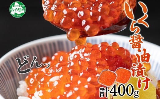 3596. いくら イクラ 醤油漬け いくら醤油漬け イクラしょうゆ漬け 海鮮 200g 2個セット 送料無料 北海道 弟子屈町