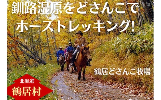 鶴居どさんこ牧場 ホーストレッキング1日コース昼食付(1名様)