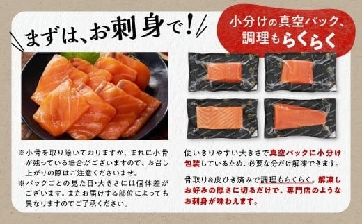 エンペラーサーモン 900g サーモン 鮭 小分け エンペラー を超えた
