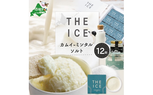 【THE ICE】KAMUI-MINTAL SALT （カムイ・ミンタルソルト）ジェラート 12個セット CJ0000213