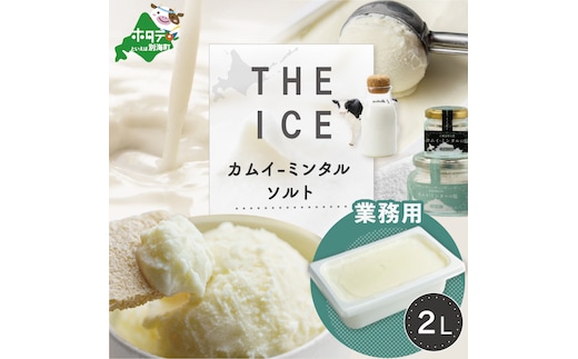 【THE ICE】KAMUI-MINTAL SALT（カムイ・ミンタルソルト）ジェラート 2リットル CJ0000214