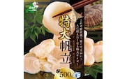 【禁輸に負けない！】 食べ応え抜群！ 特大 ホタテ貝柱 500g 北海道野付産  野付の 帆立 を知り尽くす 野付漁協自ら加工だから 旨さ 訳あり ホタテ （ほたて ホタテ 帆立 貝柱 ホタテ貝柱 大玉 大粒 人気 大人気 おすすめ ランキング 北海道 別海 野付 ふるさと納税）