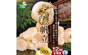 【隔月2回定期便】北海道 野付産 漁協直送 冷凍ホタテ 貝柱大粒（2Sサイズ）ホタテ500ｇ【NKB02ND01】