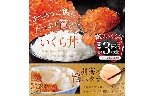 すぐ食べれる 本場「北海道」 いくら醤油漬 250g【NK000NQ05】( いくら いくら醤油漬け いくら醤油漬 醤油いくら 鮭いくら 国産いくら  北海道産いくら 道産いくら 地場産いくら 別海町 ふるさと納税 ふるさと ikura お届け） | dショッピングふるさと納税百選