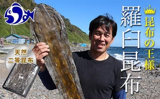 【羅臼昆布】天神さん家の知床羅臼＜天然＞二等昆布（2枚入） 生産者 支援 応援