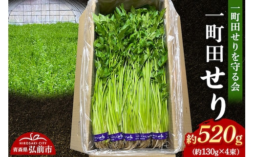 【26年11月～発送】野菜 一町田せり 約520g（約130g×4束）せり 七草 先行受付 [先行予約 せり 野菜 やさい 芹 春の七草 七草 山菜 一町田 鍋 なべ シャキシャキ 食感 美味しい おいしい 青森]