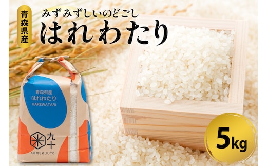 米 特A はれわたり 5kg 令和7年産米 精米 一等米 白米 【青森 五所川原 特a米 お米 晴れわたり】 within2025