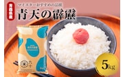 青天の霹靂 米 5kg 令和7年産  青森県産 【特A 8年連続取得 】（精米）　晴天の霹靂