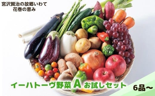 イーハトーヴ野菜A お試しセット 6品～ 【029】
