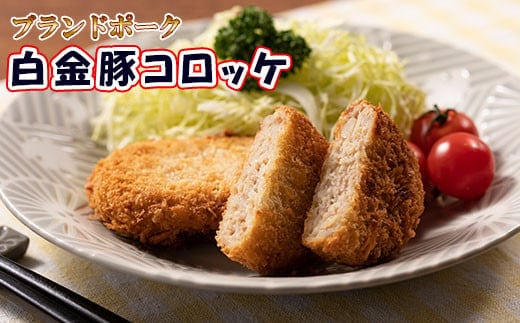 ブランドポーク白金豚コロッケ 10個セット 【348】