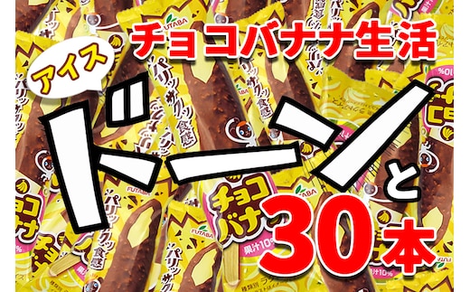 フタバ食品 アイス30本 チョコバナナ生活