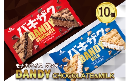 フタバ食品 アイス10個 ダンディーチョコレート＆ミルクセット 2種類各5個