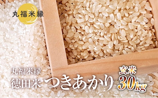 月明りのように輝く特別な一膳 徳田米 つきあかり玄米 30kg