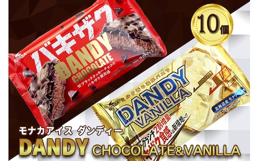 フタバ食品 アイス10個 ダンディーチョコレート＆バニラセット 2種類各5個