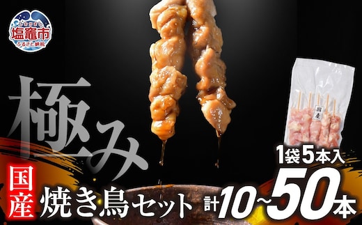 ※削除予定※極みの 焼き鳥セット 選べる本数 10本 | r6-us00002oya