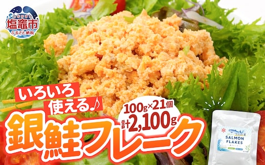 銀鮭 フレーク 100g×21入 | ss00024-100g21p