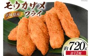 モウカザメフライ 計12枚 約720g（60g×4枚入×3p）宮城県産 [さんりくみらい 宮城県 気仙沼市 20564021] 惣菜 フライ 鮫 さめフライ モウカザメ もうかざめ モウカ 魚 簡単調理 冷凍 おかず おつまみ 冷凍食品 魚介 珍味 高タンパク