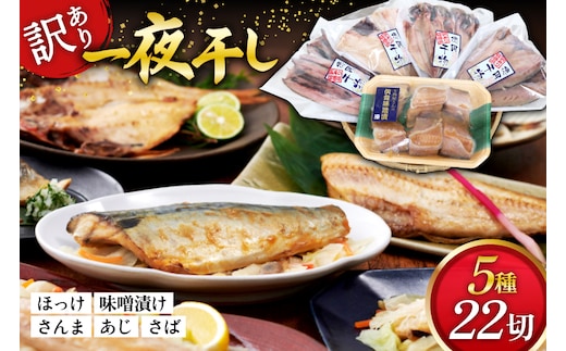 訳あり 干物 5種 5p [気仙沼市物産振興協会 宮城県 気仙沼市 20565738] 魚介類 魚 詰め合わせ セット 規格外 家庭用 訳アリ わけあり ひもの