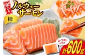 訳あり ノルウェー産 アトランティック サーモン 600g 柵 おさしみ用 個包装 [足利本店 宮城県 気仙沼市 20565614] 鮭 さけ サケ サーモン 生食用 おつまみ 冷凍 小分け アトランティックサーモン 真空包装
