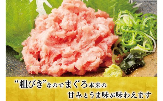 気仙沼港水揚げ 天然 ネギトロ 計1kg (100g×10p) 小分けで便利 マグロ