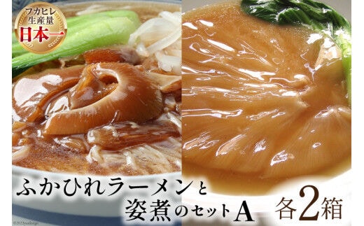コラーゲン3900mg ふかひれラーメンと姿煮のセットＡ [中華高橋水産 宮城県 気仙沼市 20563465] 鱶鰭 ふかひれ フカヒレ 姿煮 ラーメン ふかひれラーメン コラーゲン 中華 高級 豪華 詰め合わせ