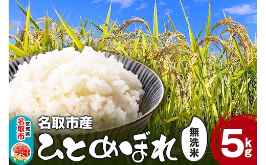 令和7年産 ひとめぼれ 無洗米 5kg 宮城県名取市産