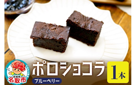 ポロショコラ ブルーベリー 160g×1本 ラグノオささき チョコレート お菓子