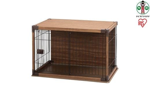 インテリアウッディサークル アイリスオーヤマ 犬サークル おしゃれ 超小型犬～小型犬 幅97.5cm PIWS-960 ダークブラウン