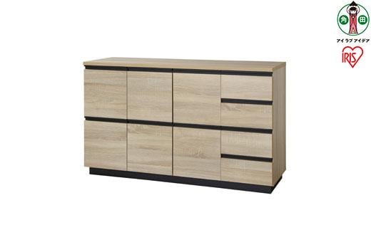 リビングキャビネット アイリスオーヤマ ギフト おしゃれ 収納 木目調 リビング インテリア 可動棚 RCB-1190 ライトナチュラル