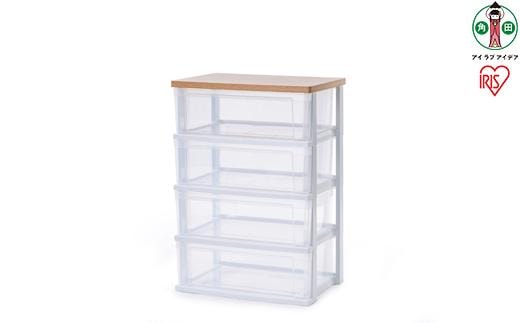 ウッドトップチェストNSW-544WTフレンチオーク／クリア