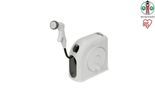 フルカバーホースリール スリムＨＧ １０Ｍ FSHG-10ホワイト