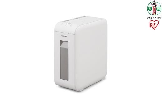 シュレッダー パーソナルシュレッダー クロスカット 6枚同時細断 パーソナルシュレッダーアイリスオーヤマ 静音 家庭用 おしゃれ A4用紙 P6HCSV-W ホワイト