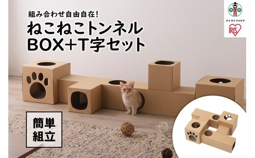 ねこねこトンネル ＢＯＸ＋Ｔ字セット P-NTBT