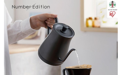 ケトル 電気 アイリスオーヤマ アッシュ 電気ケトル 電気ポット 温度調節 細口ノズル ポット お湯 湯沸かし 保温 紅茶 ティー コーヒー 珈琲 茶 家電 キッチン家電 おしゃれ おすすめ 人気 アイリス IKE-C601T-HA