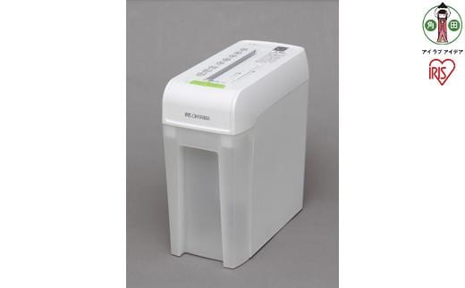 シュレッダー クロスカット 6枚同時細断 アイリスオーヤマ CD対応 A4用紙 家庭用 細断 セキュリティP6HC ホワイト