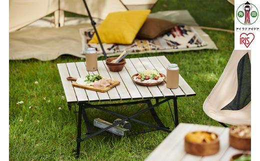 キャンプテーブル ウッドグレインテーブル WGT-700 ナチュラル