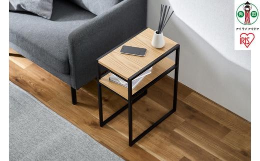 スチールフレームサイドテーブル SFST-247 ナチュラル
