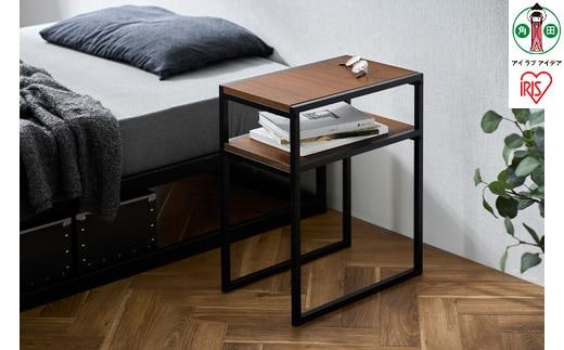 スチールフレームサイドテーブル SFST-247 ウォールナット