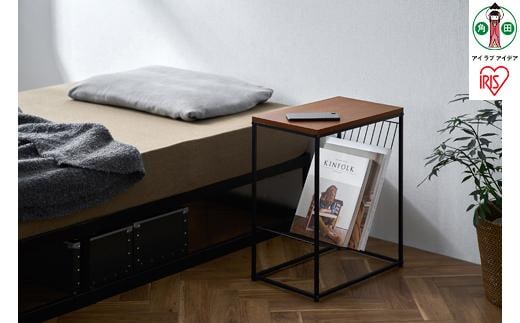 スチールフレームサイドテーブル SFST-247M ウォールナット