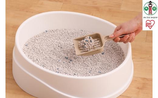 猫砂 クリーンサンド 5L×4袋 20L 無香料 ベントナイト 鉱物 猫砂 脱臭 アイリスオーヤマ 抗菌 Ag+ ペレットタイプ 飛び散り防止 CLS-5L