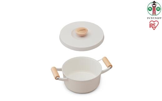 鍋 20cm 両手無加水鍋 LUO-P20 ホワイト LUONTO