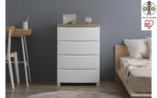 チェスト ウッドトップノックダウンチェスト KDMG-564WT ホワイト
