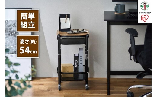 ワゴン マルチワゴン 角型２段MUW-S2ブラック