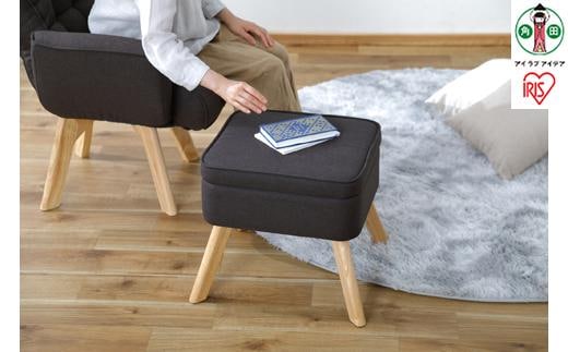 椅子 チェア 収納付オットマン FAC-OT ブラウン