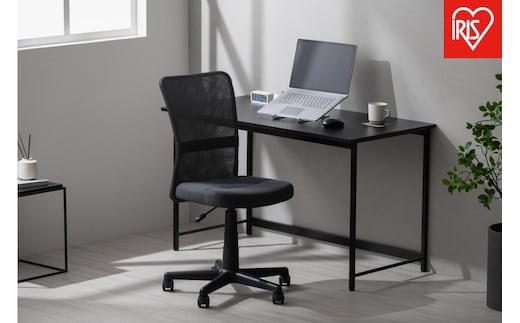 椅子 メッシュ バックチェア チェア S字背もたれ 全面メッシュ アイリスオーヤマ キャスター付 オフィス OFC-MBR ブラック