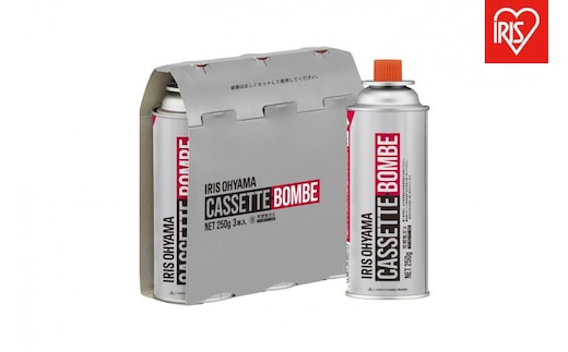 【3本セット×4個】カセットボンベ 12本 IGB-250B