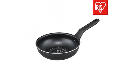 フライパン ダイヤモンドコートフライパン炒め鍋 ガス火対応20cm VDG-W20 ブラックメタリック