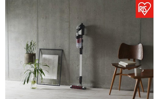 掃除機 充電式サイクロンスティッククリーナー パワーヘッド アイリスオーヤマ シルバー 充電式クリーナー サイクロンスティッククリーナー ハンディ スティック 軽量 2WAY 充電式 パワフル 吸引力 コンパクト 小型 自走式 おすすめ 人気 アイリス SCD-130P-S シルバー