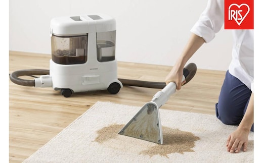 クリーナー リンサークリーナー アイリスオーヤマ ホワイト リンサークリーナー コード式 カーペット洗浄機 家庭用 車内洗浄 車 シート掃除機 カーペットクリーナー 車内 おすすめ 人気 アイリス RNS-P1600